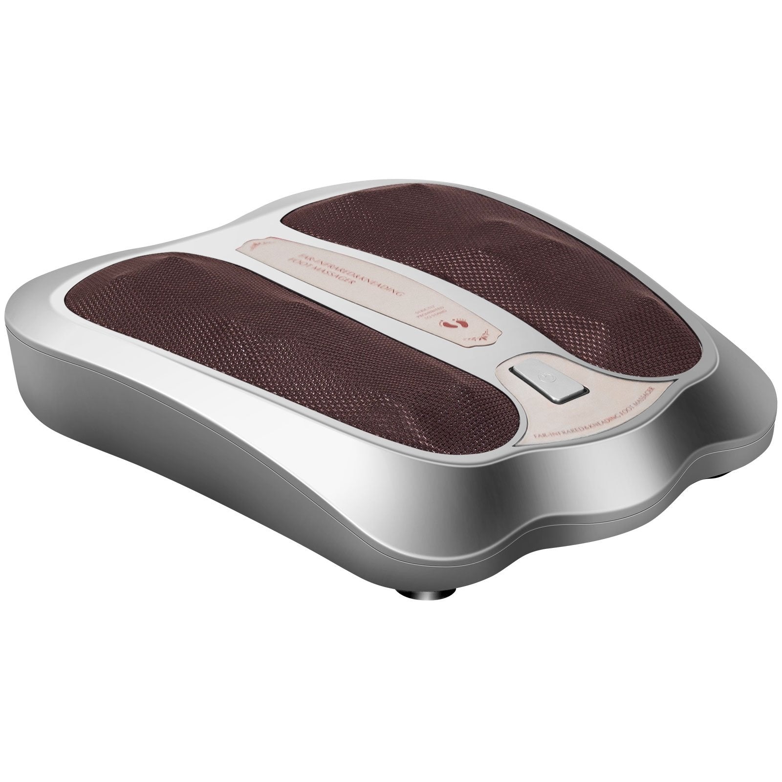 Shiatsu Heated Electric Kneading Foot and Back Massager, Silver Foot Massager   at Gallery Canada