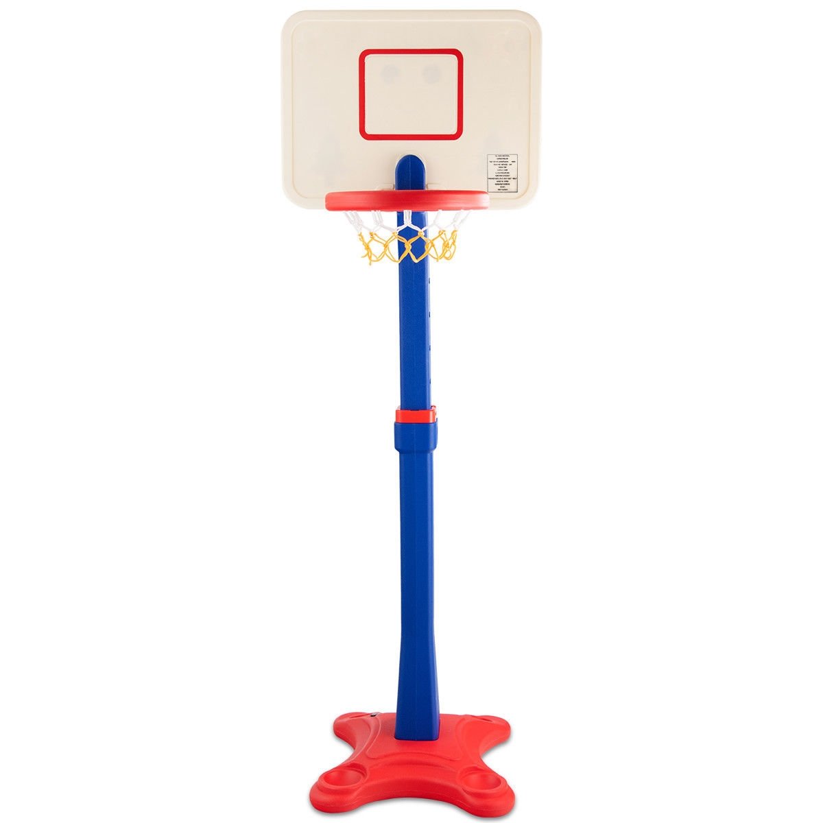 Kids Adjustable Height Basketball Hoop Stand, Multicolor Toy Sports   at Gallery Canada