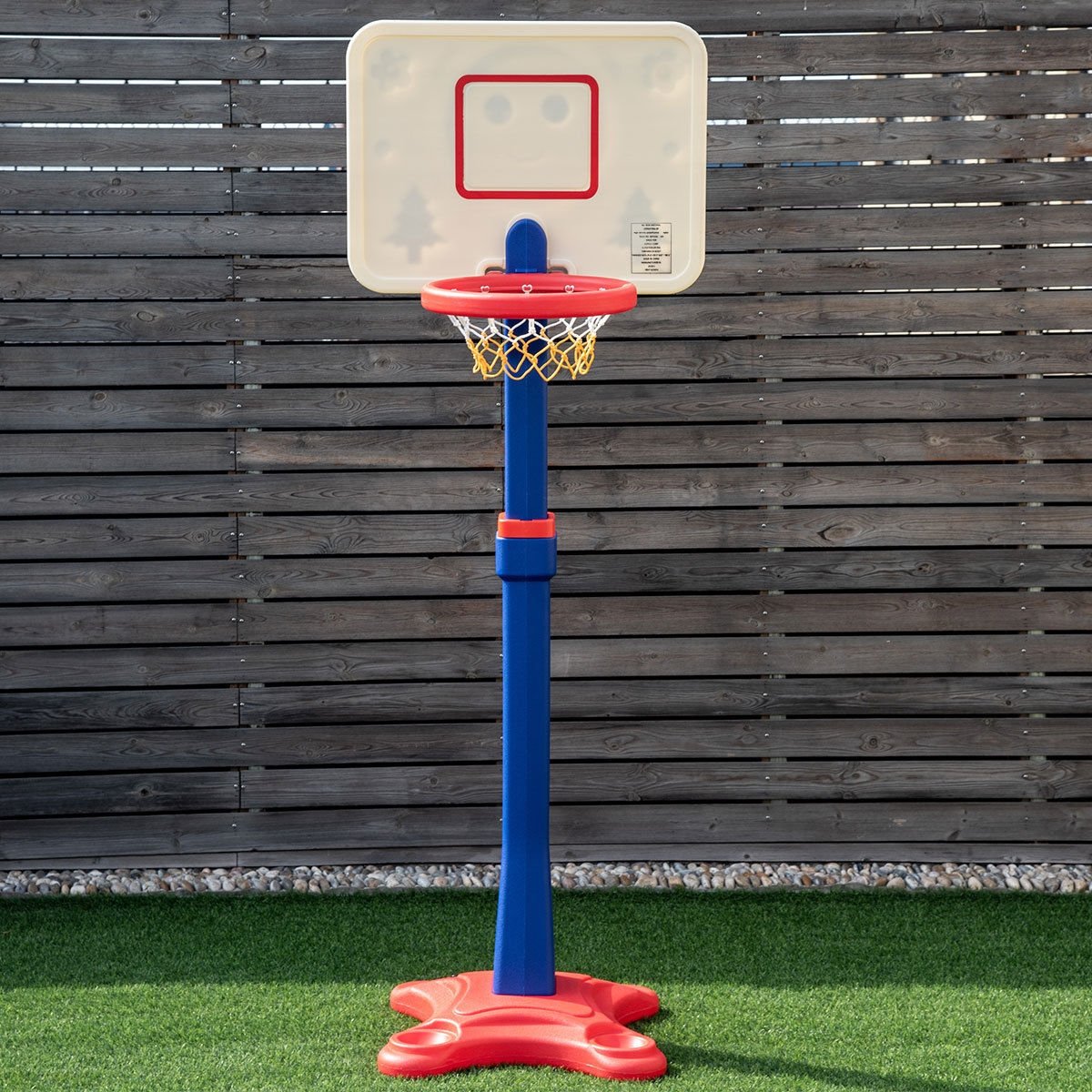 Kids Adjustable Height Basketball Hoop Stand, Multicolor Toy Sports   at Gallery Canada