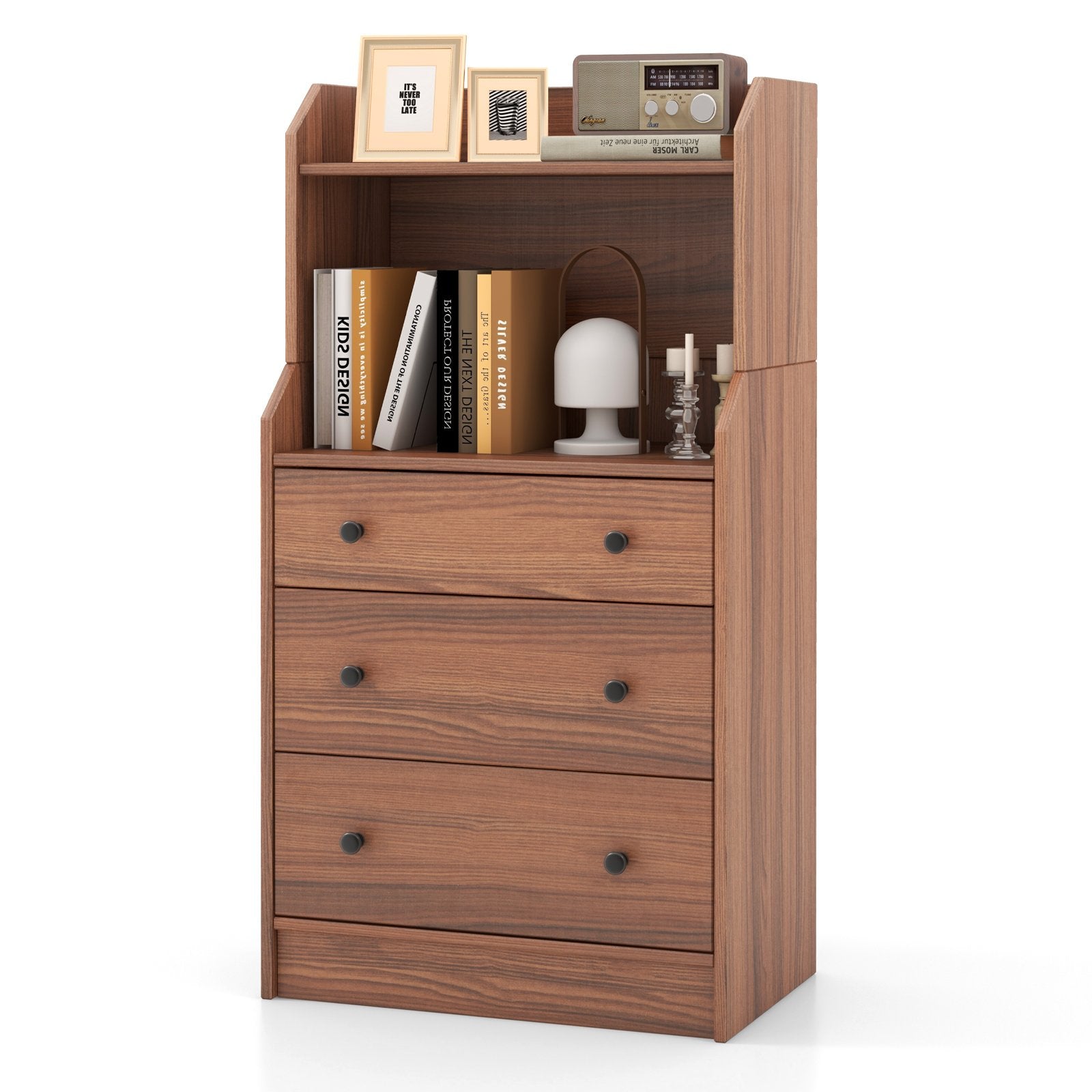 Modern Storage Dresser with Anti-toppling Device, Walnut Dressers & Chests   at Gallery Canada