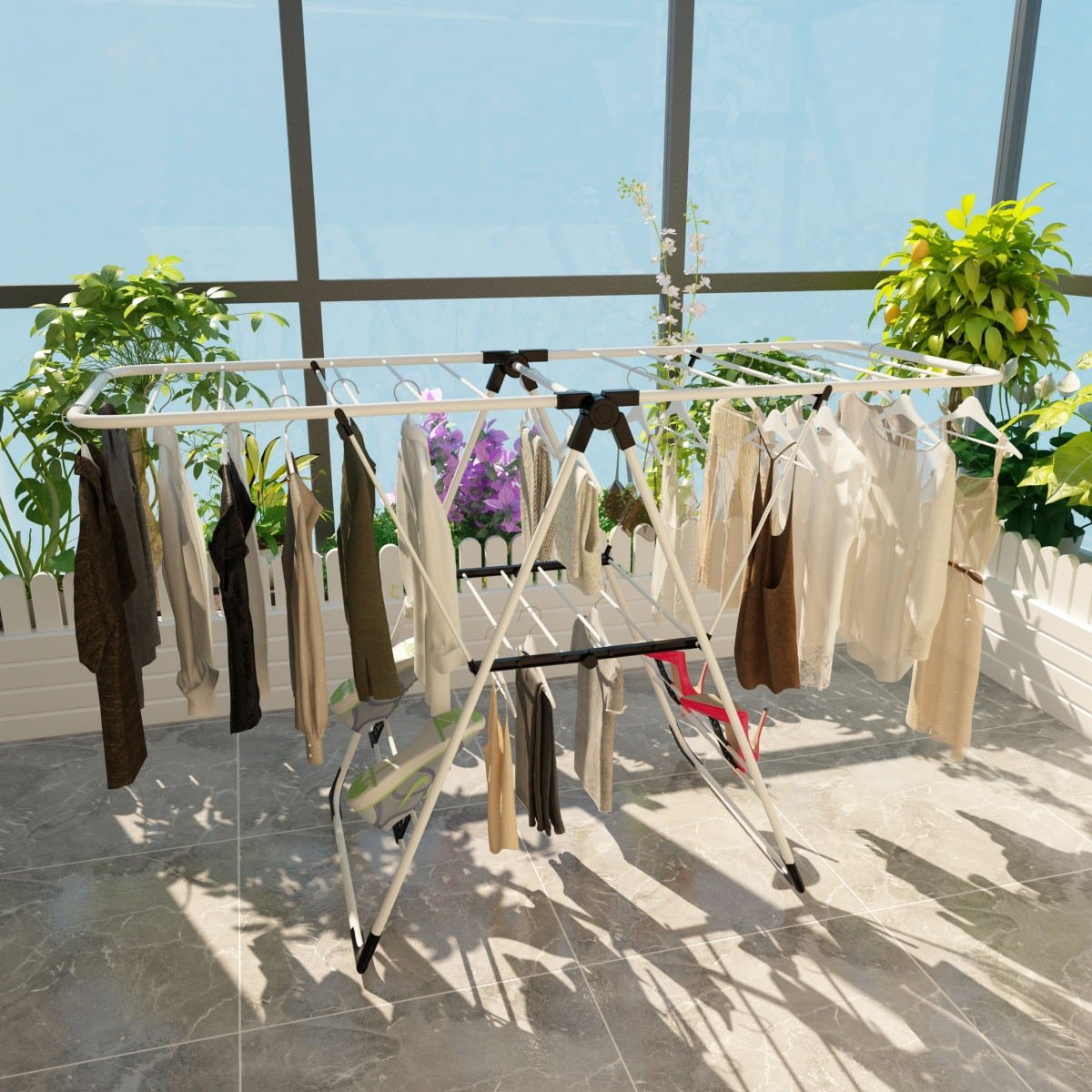 Portable Laundry Clothes Storage Drying Rack Drying Racks   at Gallery Canada