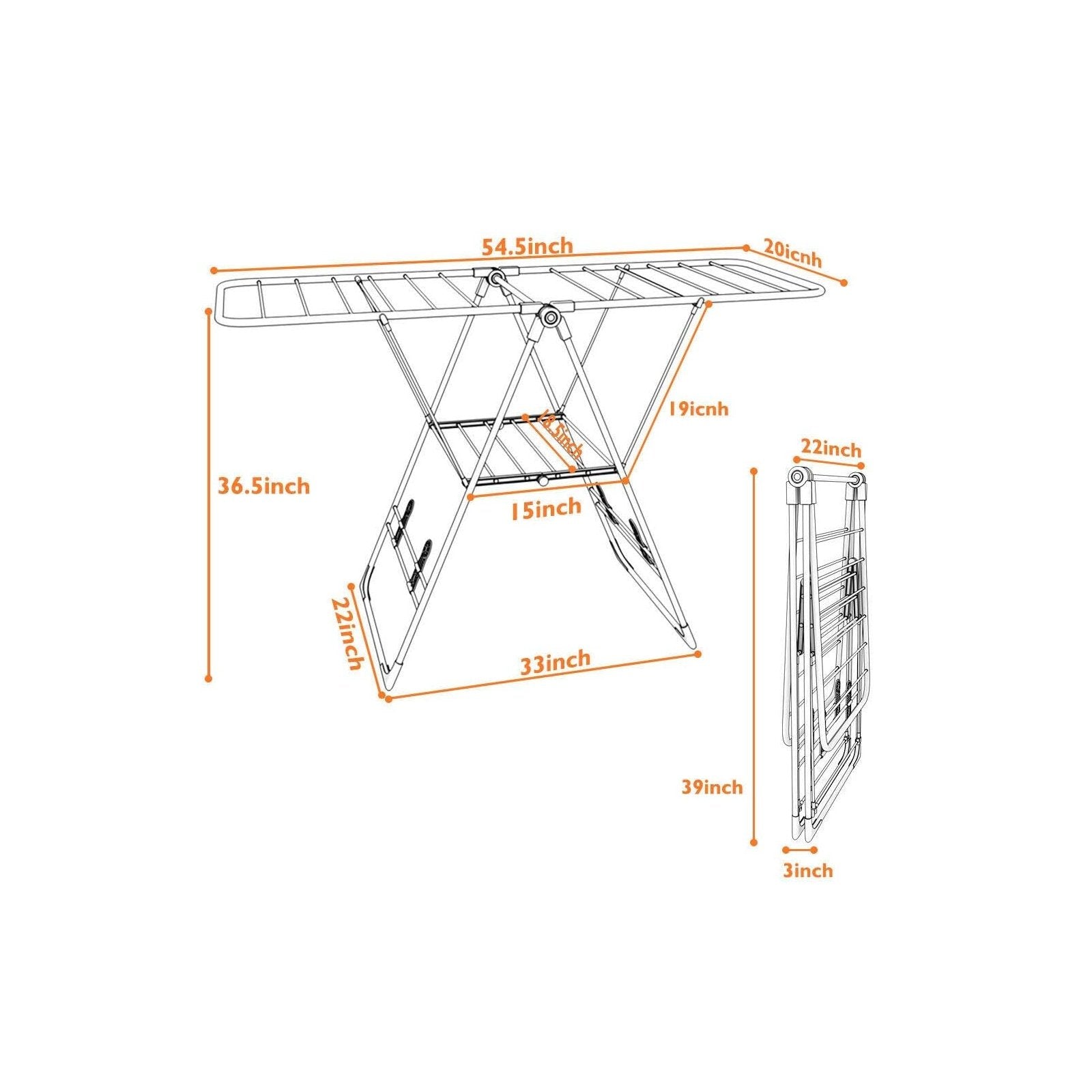 Portable Laundry Clothes Storage Drying Rack Drying Racks   at Gallery Canada