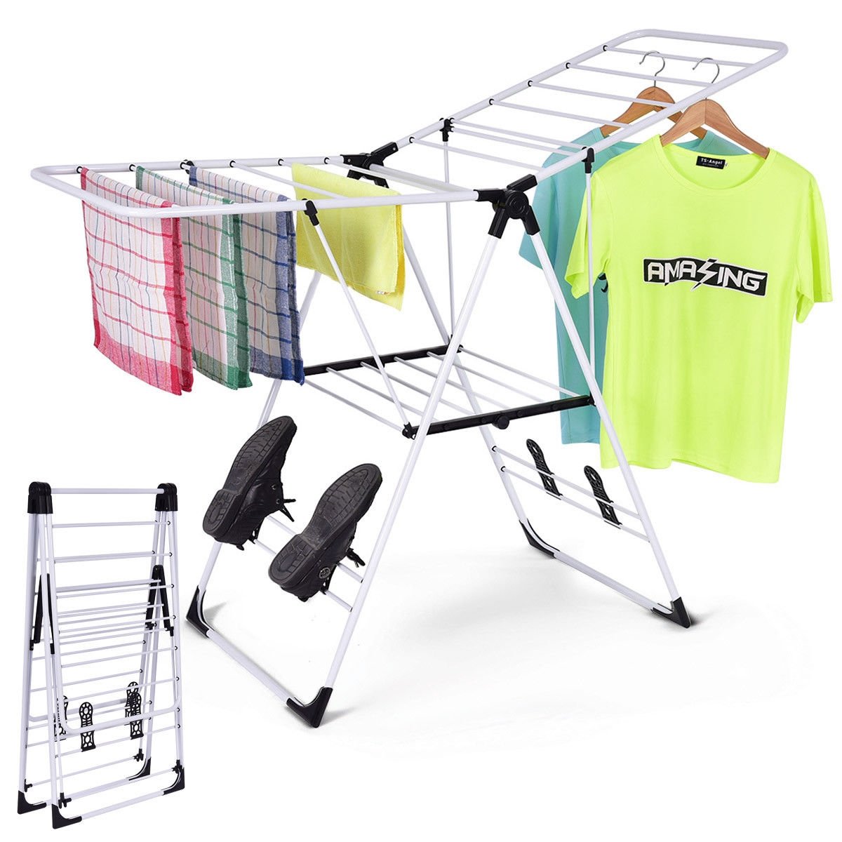 Portable Laundry Clothes Storage Drying Rack Drying Racks   at Gallery Canada