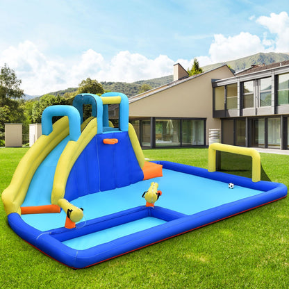 6-in-1 Inflatable Water Slide Jumping House without Blower - Gallery Canada