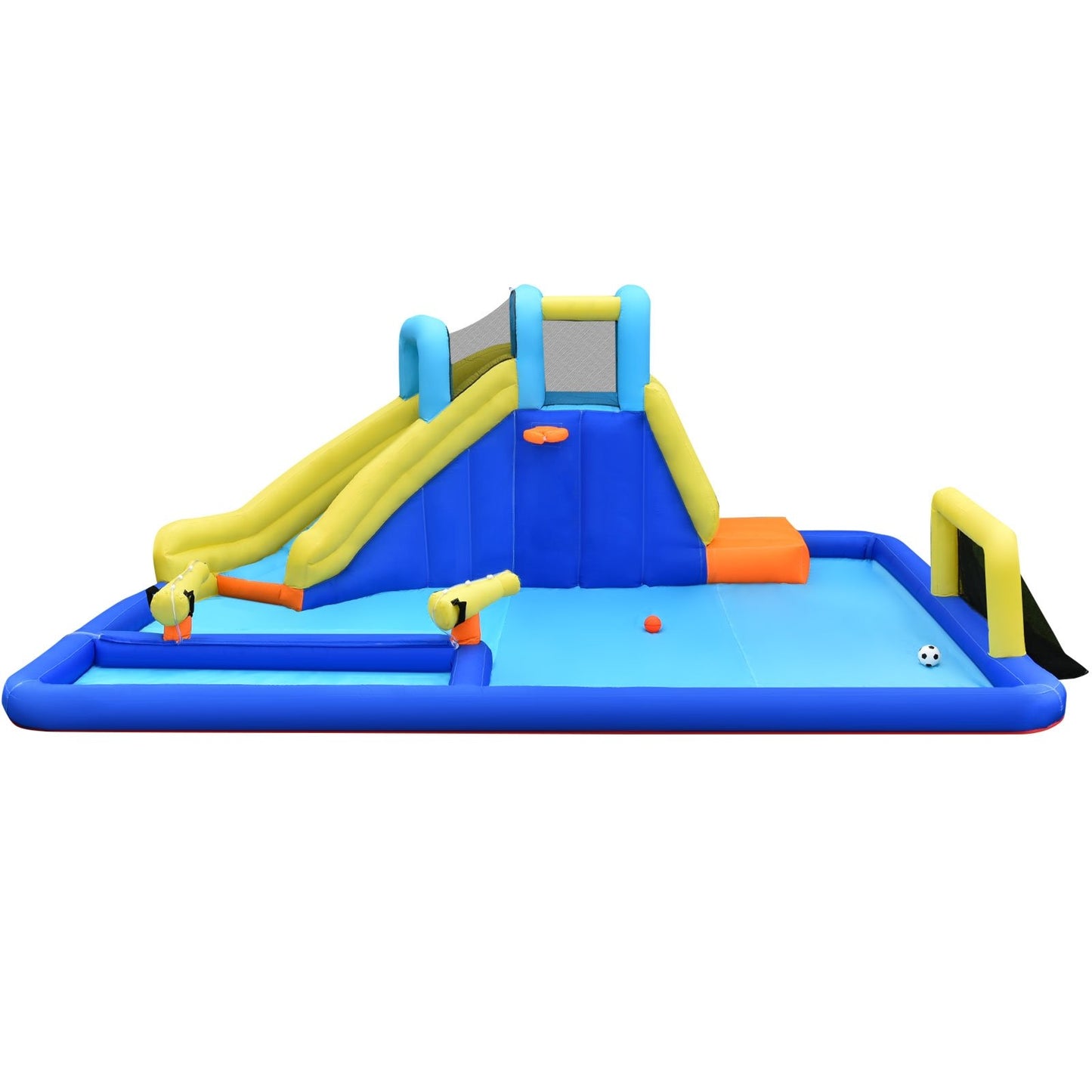 6-in-1 Inflatable Water Slide Jumping House without Blower Bounce House   at Gallery Canada