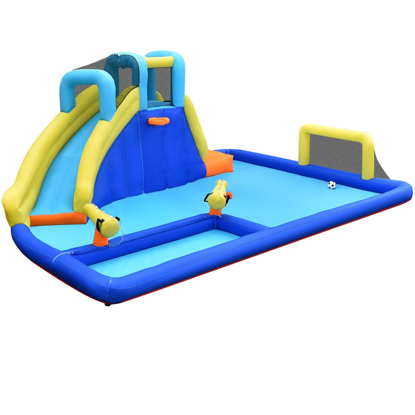 6-in-1 Inflatable Water Slide Jumping House without Blower Bounce House   at Gallery Canada