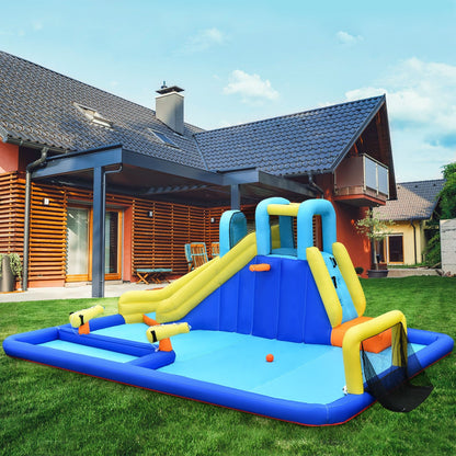 6-in-1 Inflatable Water Slide Jumping House without Blower Bounce House   at Gallery Canada