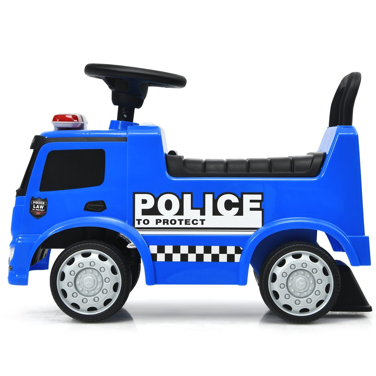 Mercedes Benz Kids Ride On Push Licensed Police Car, Blue Push & Pedal Ride On Toys   at Gallery Canada