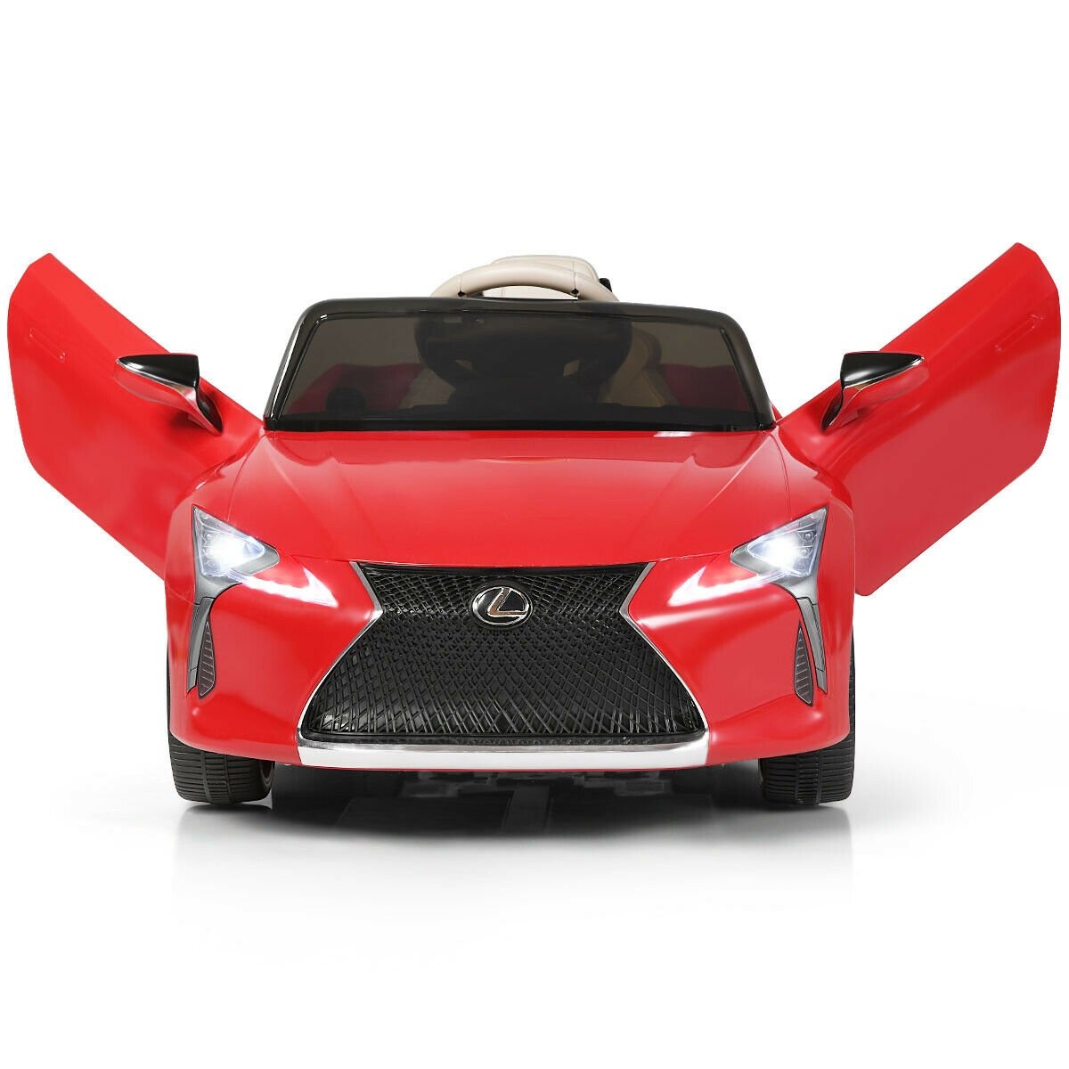 Lexus LC500 Licensed Kids 12V Ride Remote Control Electric Vehicle, Red Powered Ride On Toys   at Gallery Canada