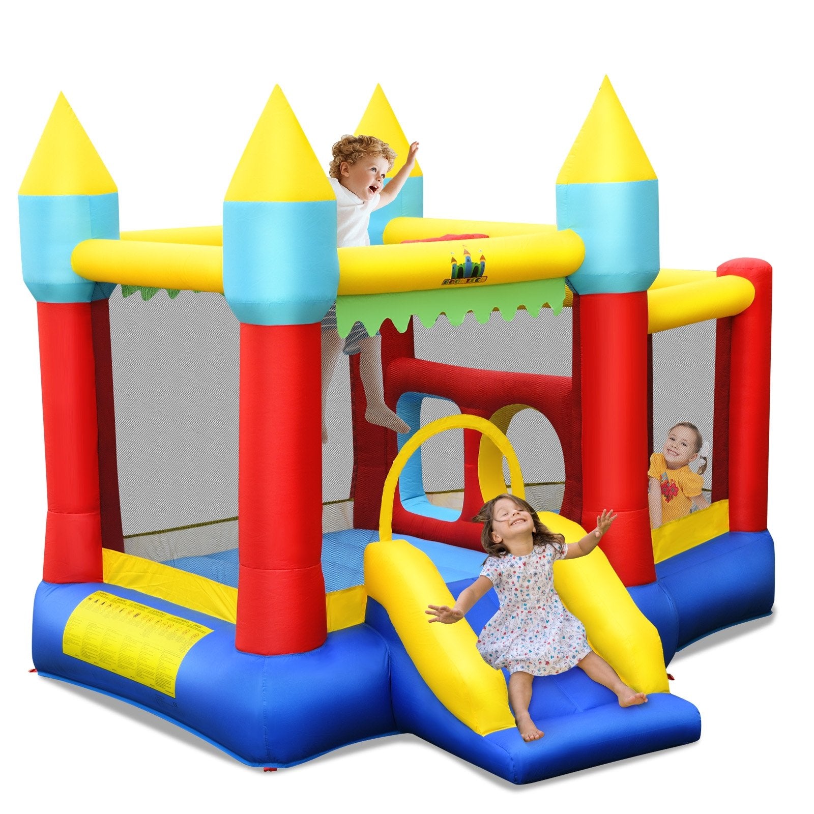 Inflatable Bounce Slide Jumping Castle Without Blower - Gallery Canada