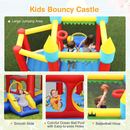 Inflatable Bounce Slide Jumping Castle Without Blower - Gallery Canada