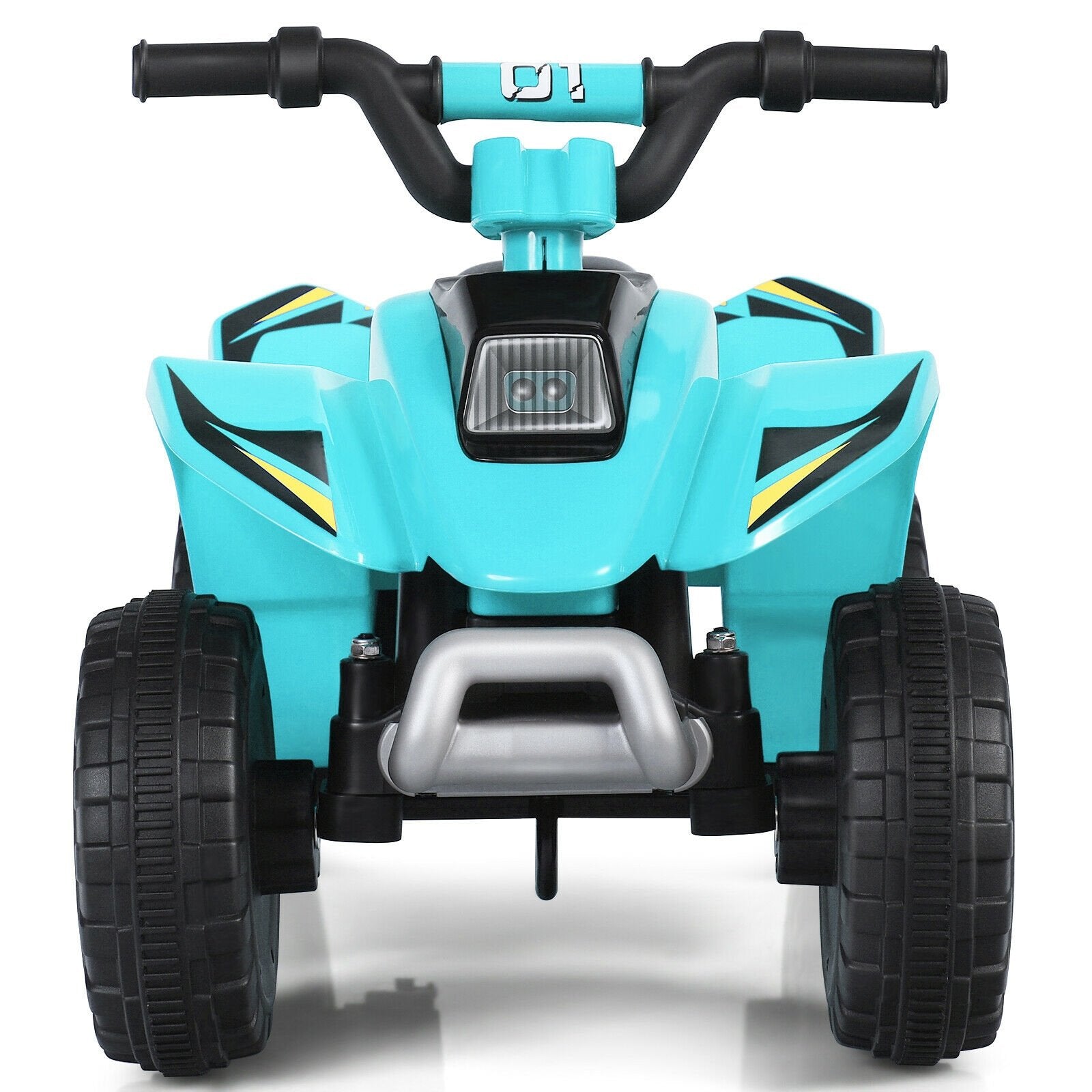 6V Kids Electric ATV 4 Wheels Ride-On Toy , Blue - Gallery Canada