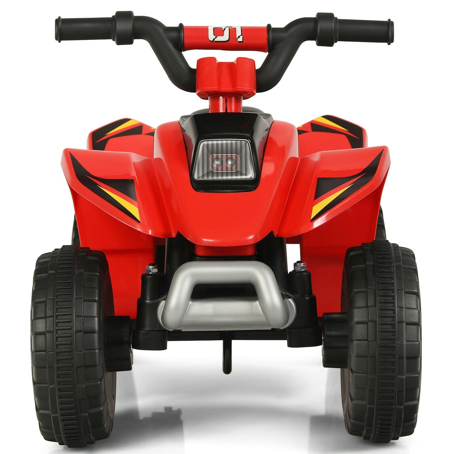 6V Kids Electric ATV 4 Wheels Ride-On Toy , Red - Gallery Canada