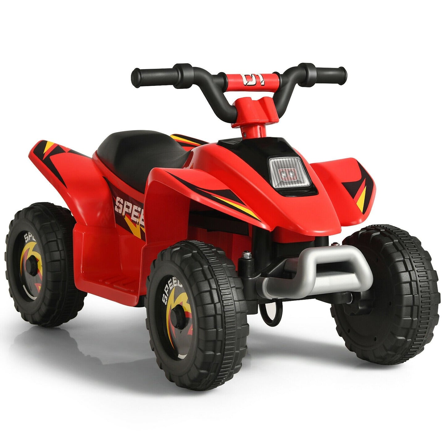 6V Kids Electric ATV 4 Wheels Ride-On Toy , Red - Gallery Canada