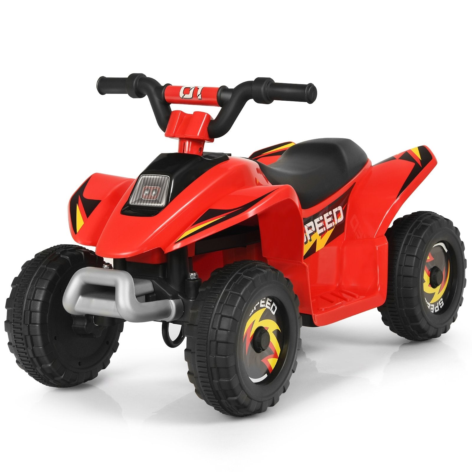 6V Kids Electric ATV 4 Wheels Ride-On Toy , Red Powered Ride On Toys   at Gallery Canada