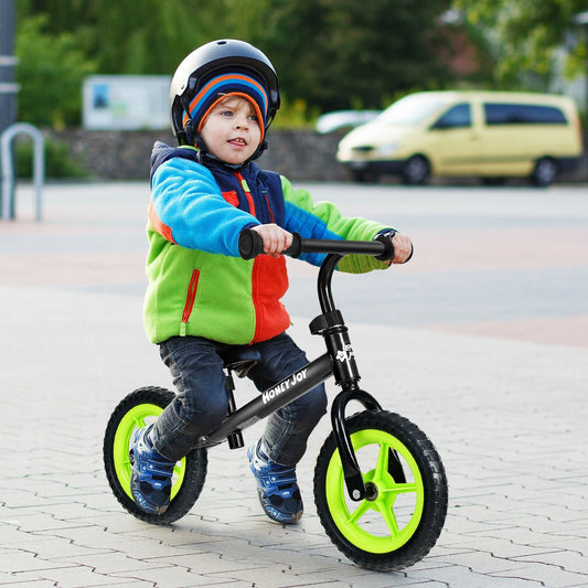 Kids No Pedal Balance Bike with Adjustable Handlebar and Seat, Black Balance Bikes   at Gallery Canada