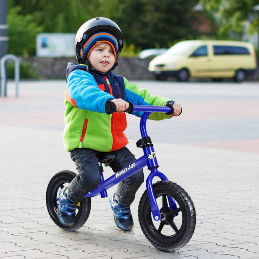 Kids No Pedal Balance Bike with Adjustable Handlebar and Seat, Blue Balance Bikes   at Gallery Canada