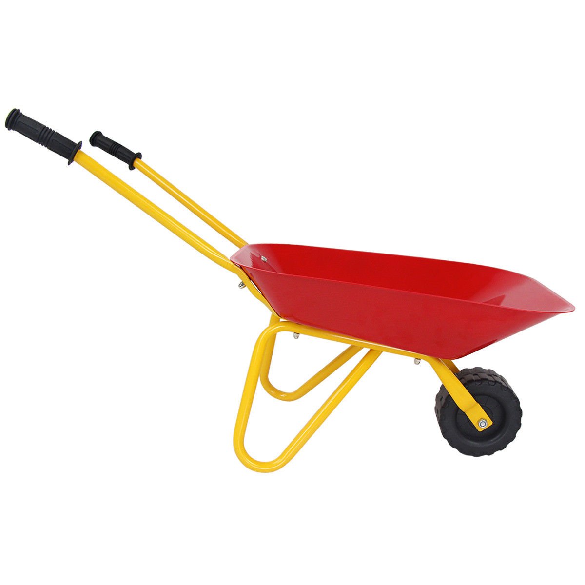 Outdoor Garden Backyard Play Toy Kids Metal Wheelbarrow, Red Sandboxes   at Gallery Canada