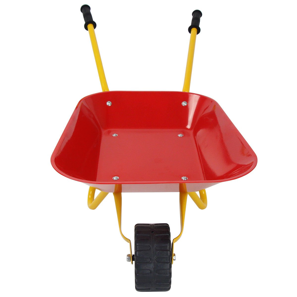 Outdoor Garden Backyard Play Toy Kids Metal Wheelbarrow, Red Sandboxes   at Gallery Canada