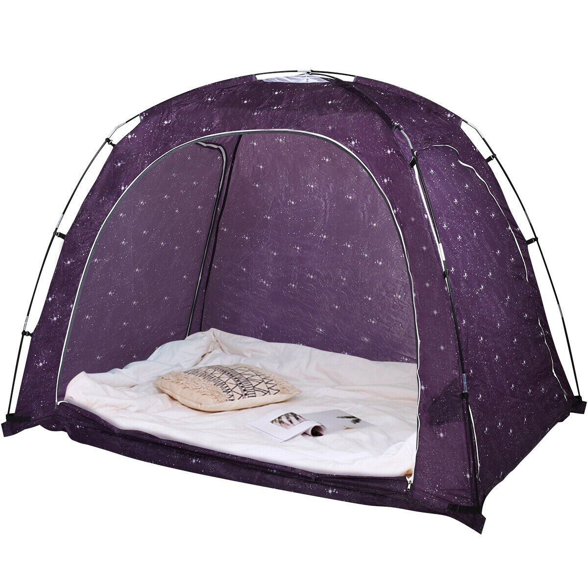 Portable Indoor Privacy Play Tent with Carry Bag for Kids and Adult, Purple Tents   at Gallery Canada