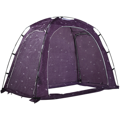 Bed Tent Indoor Privacy Play Tent on Bed with Carry Bag, Purple - Gallery Canada