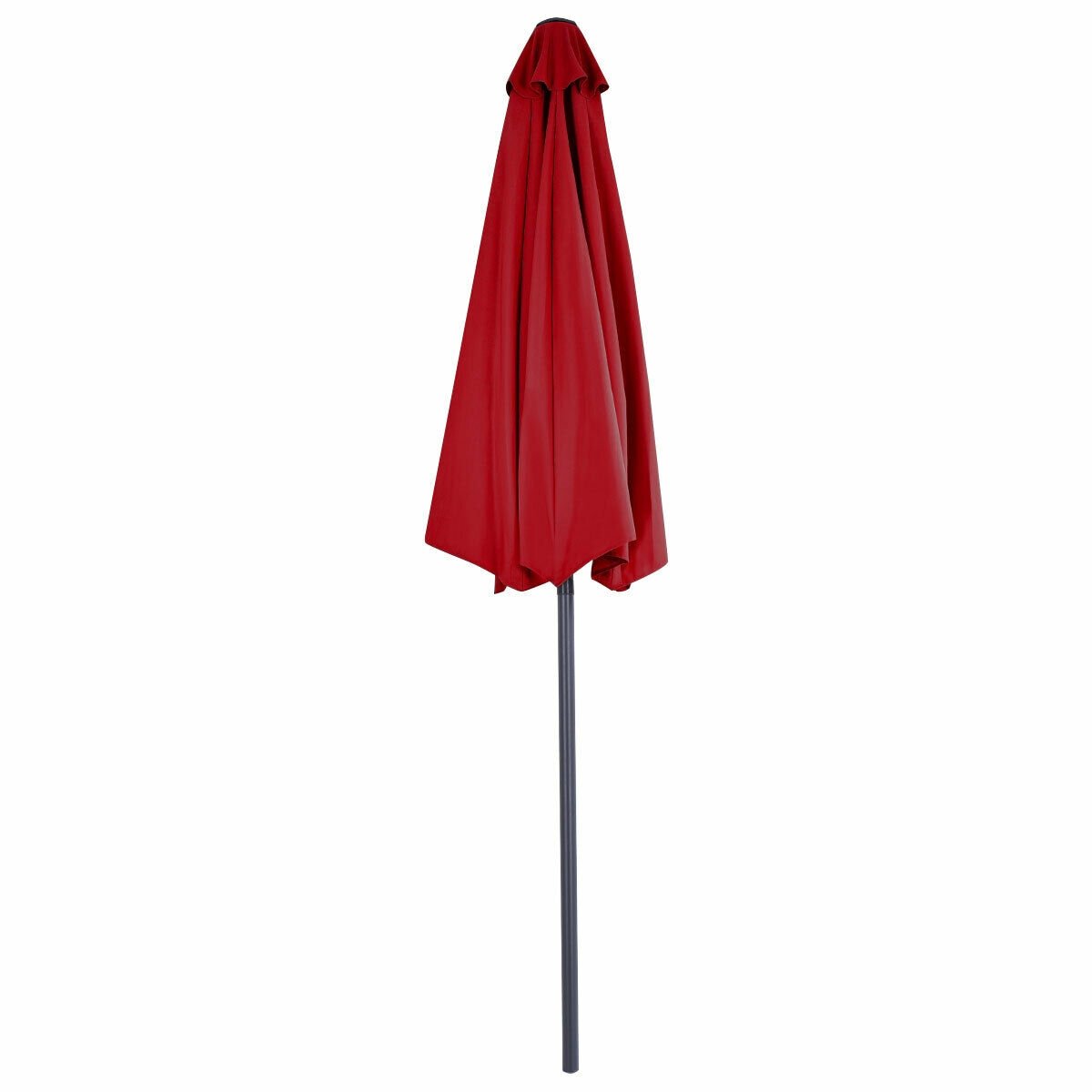 9Ft Patio Bistro Half Round Umbrella , Dark Red Outdoor Umbrellas   at Gallery Canada