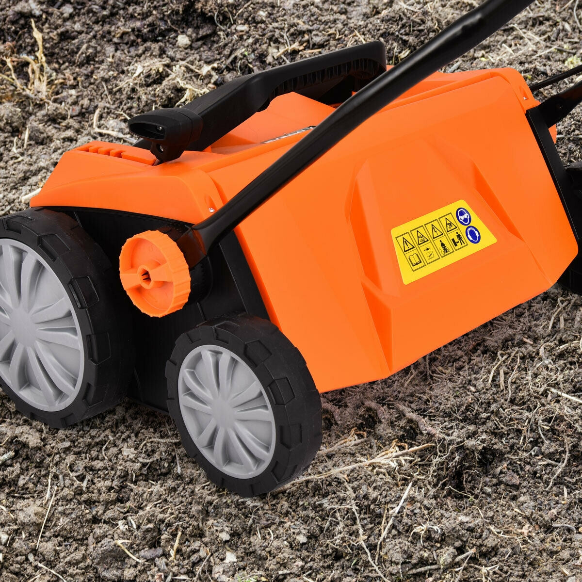 15 Inch 13 Amp Electric Scarifier with Collection Bag and Removable Blades, Orange Garden Tools at Gallery Canada