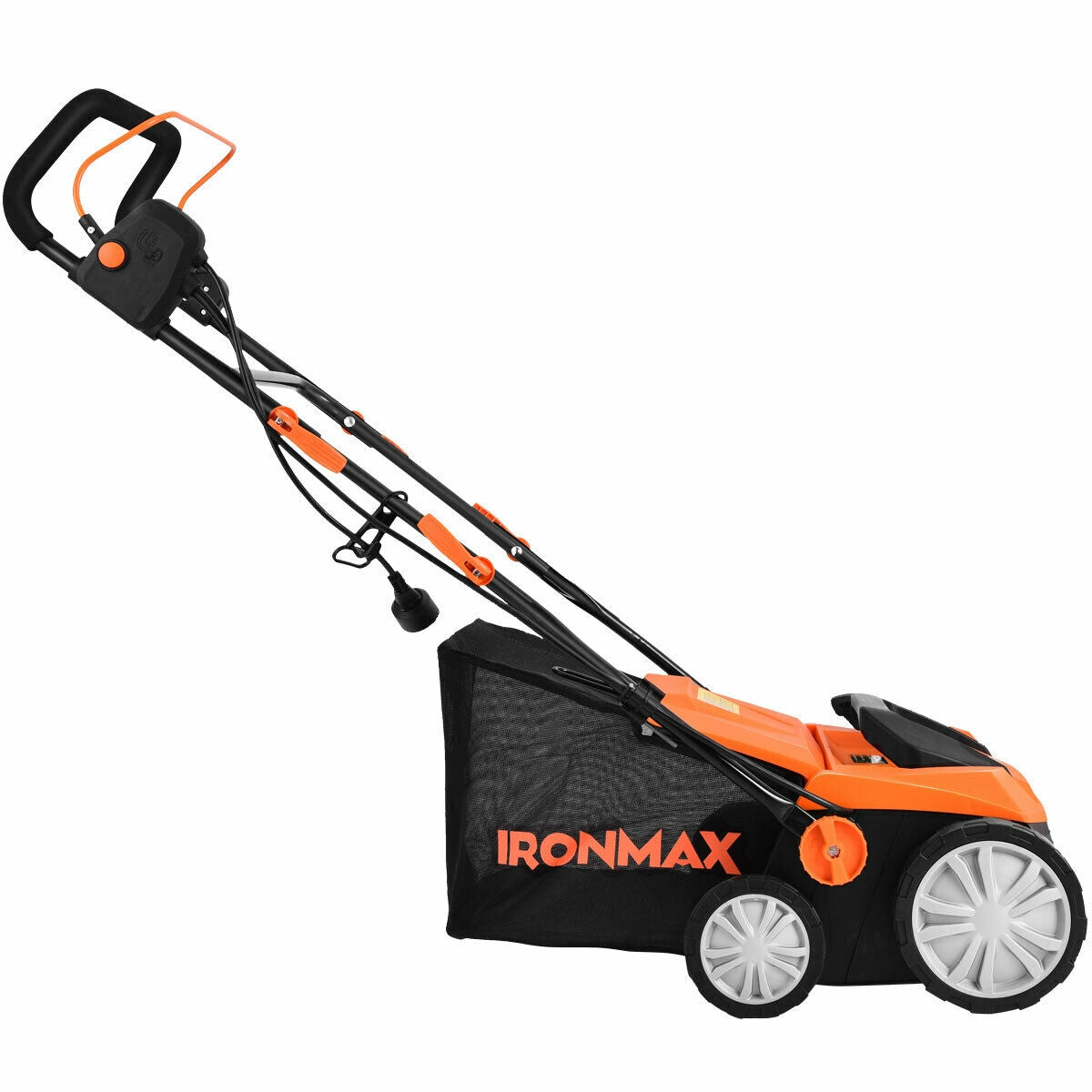 15 Inch 13 Amp Electric Scarifier with Collection Bag and Removable Blades, Orange Garden Tools at Gallery Canada