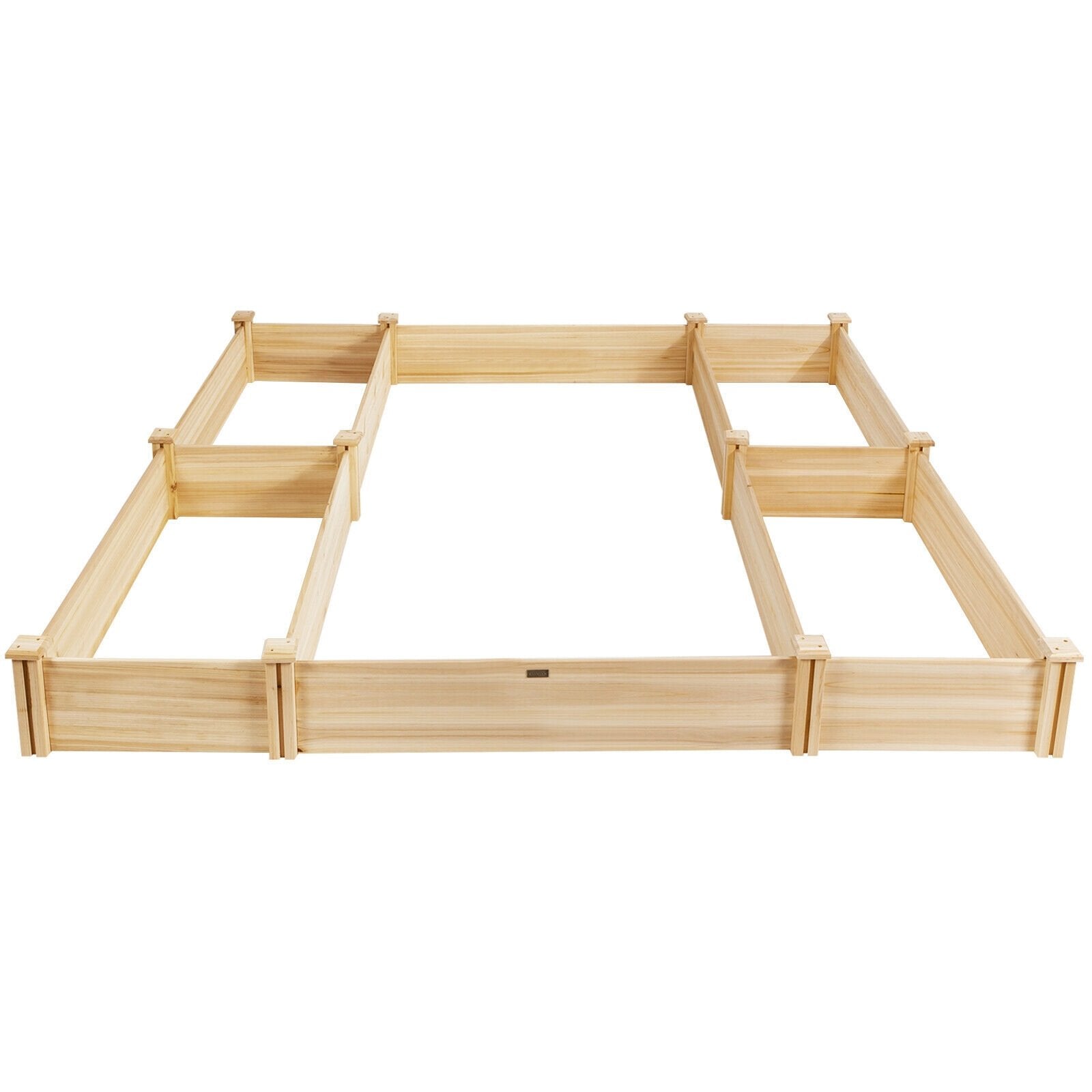 U-Shaped Wooden Garden Raised Bed for Backyard and Patio, Natural Raised Garden Beds   at Gallery Canada