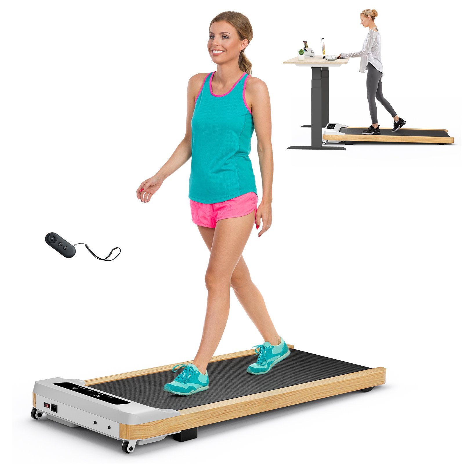 Under Desk Treadmill with Remote Control and LED Display for Home Office Treadmills   at Gallery Canada