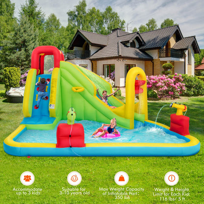 Outdoor Inflatable Water Bounce House with 480W Blower - Gallery Canada