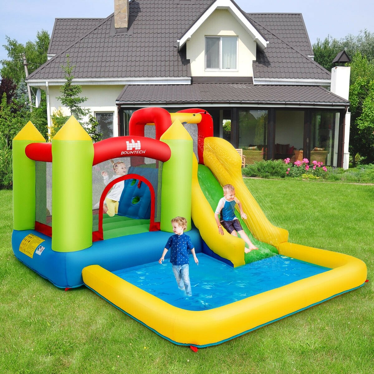 Inflatable Bounce House Water Slide Jump Bouncer without Blower Bounce House   at Gallery Canada