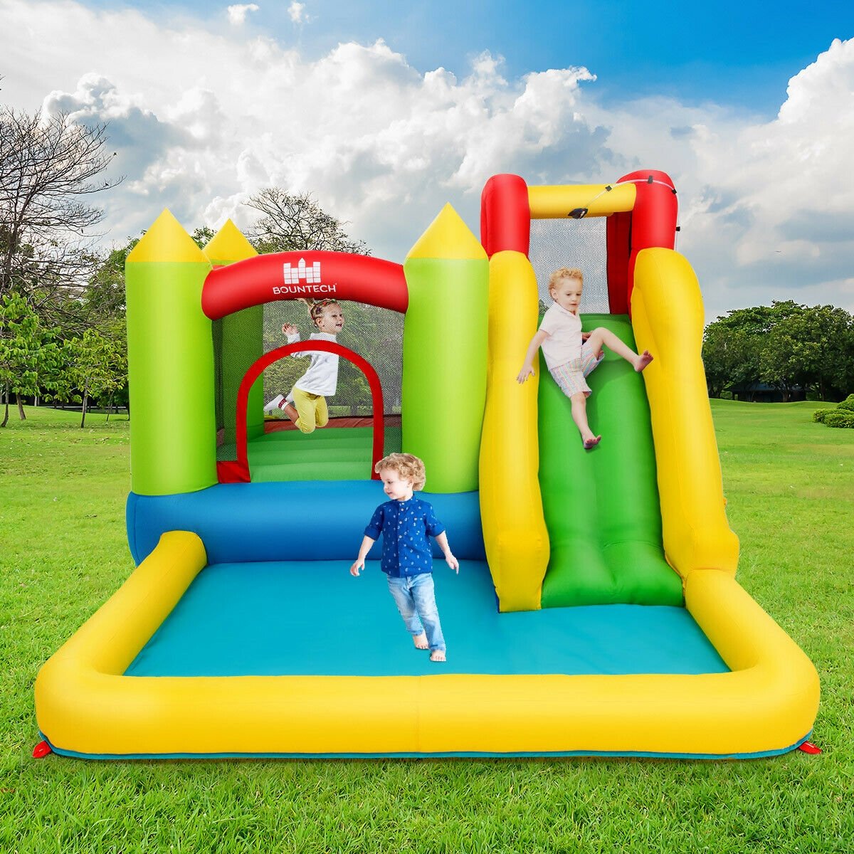 Inflatable Bounce House Water Slide Jump Bouncer without Blower Bounce House   at Gallery Canada