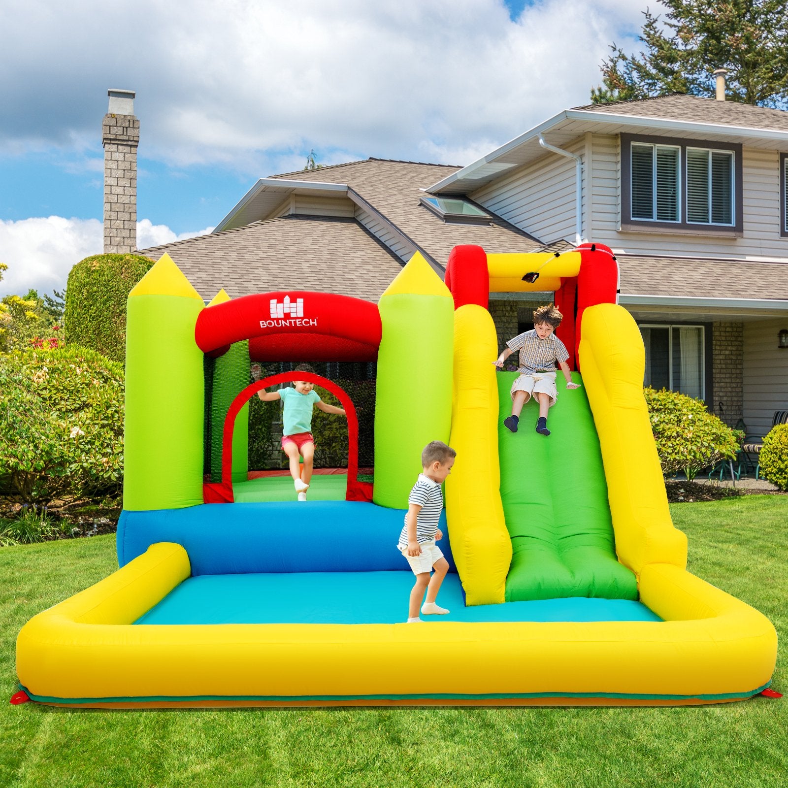 Outdoor Inflatable Bounce House with 480 W Blower Bounce House   at Gallery Canada