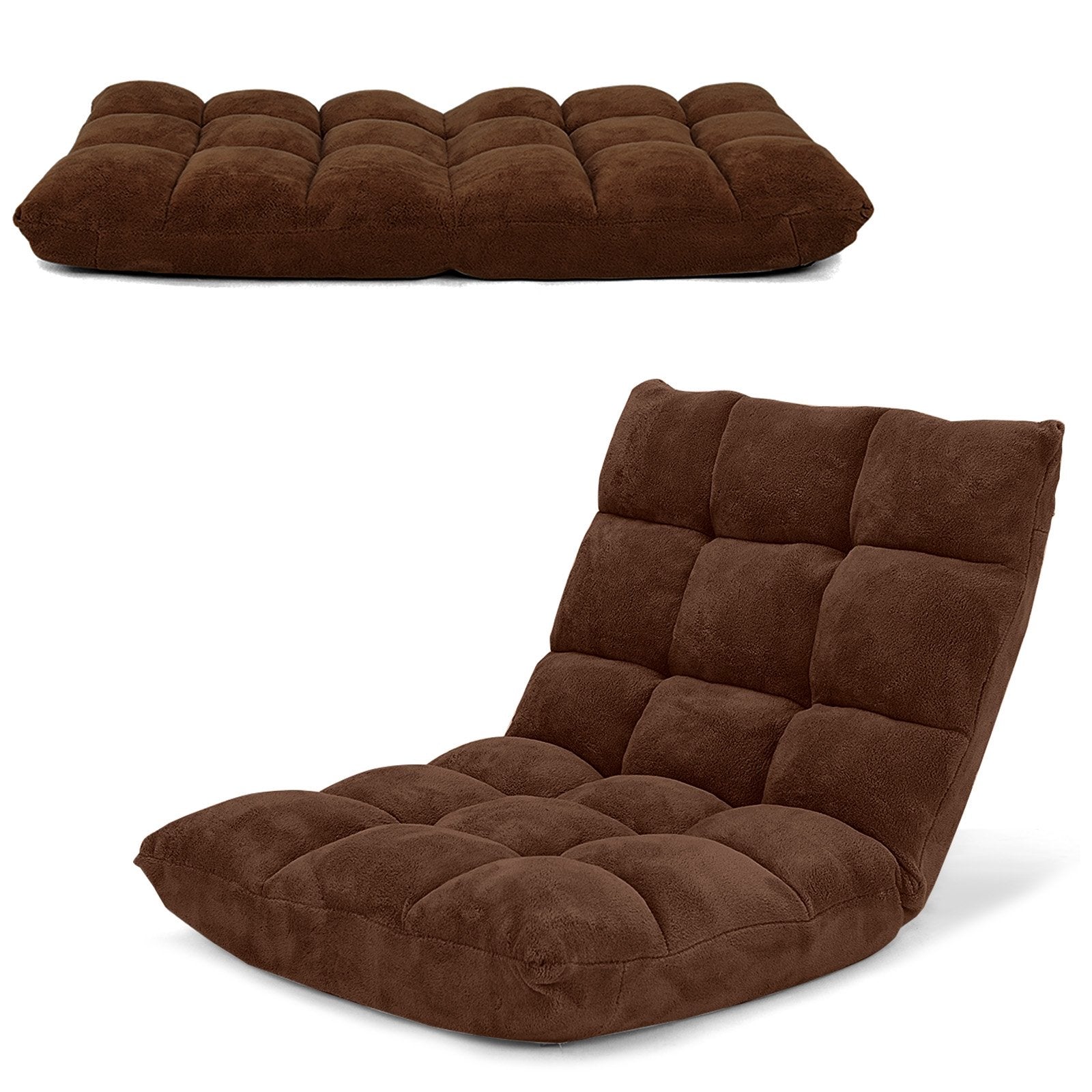 Adjustable 14-position Cushioned Floor Chair, Coffee Floor Chairs   at Gallery Canada