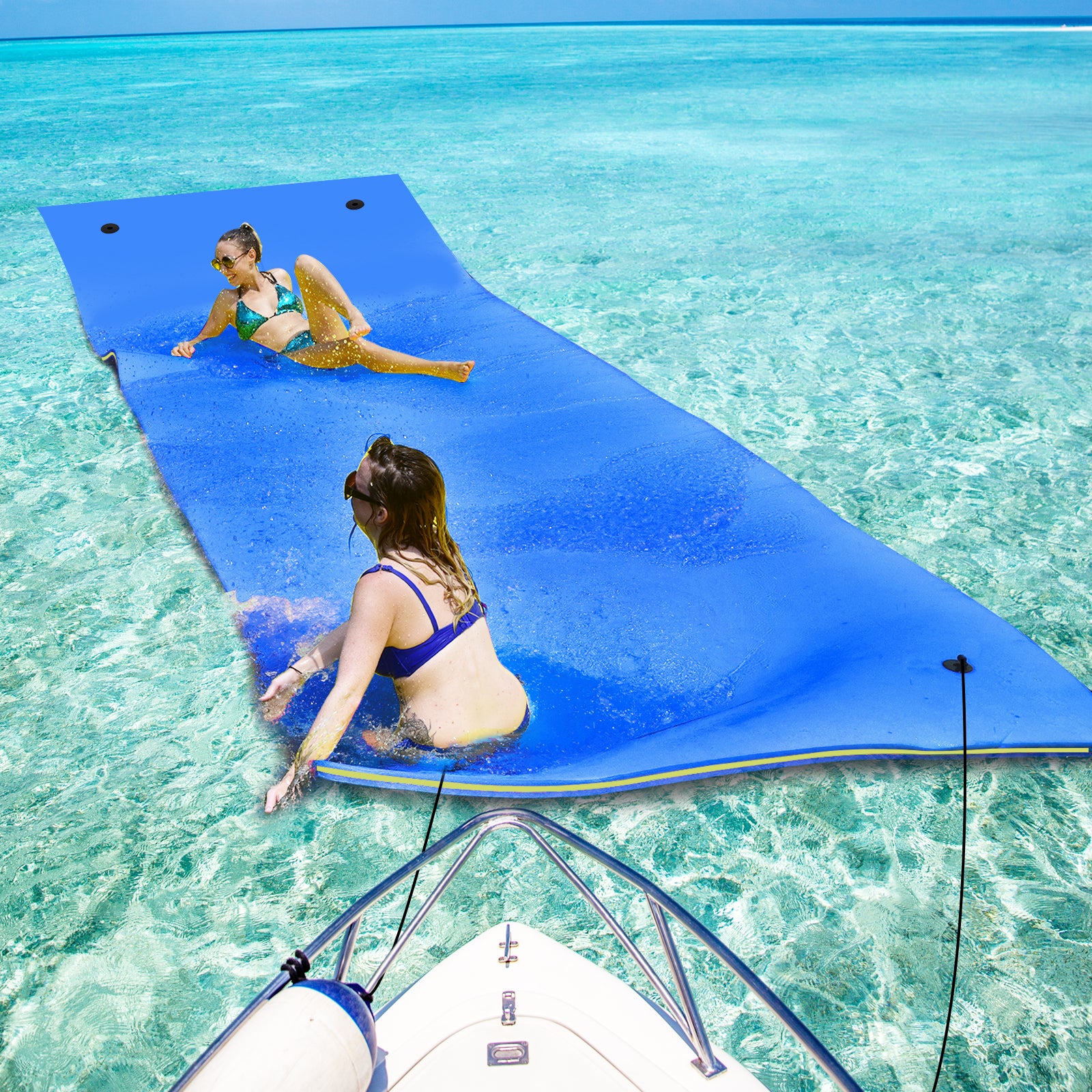 3 Layer Water Pad Foam Mat, Blue Swimming at Gallery Canada