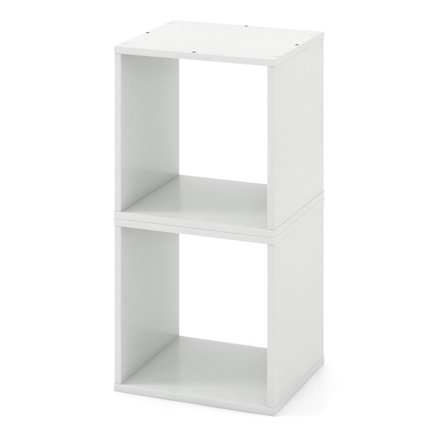 Cube Storage Organizer Set of 2, White Bookcases   at Gallery Canada