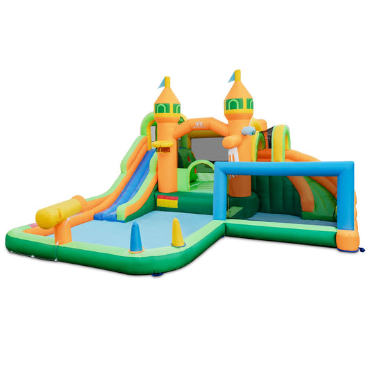 Kids Inflatable Water Slide for Yard Lawn (Without Blower), Multicolor - Gallery Canada