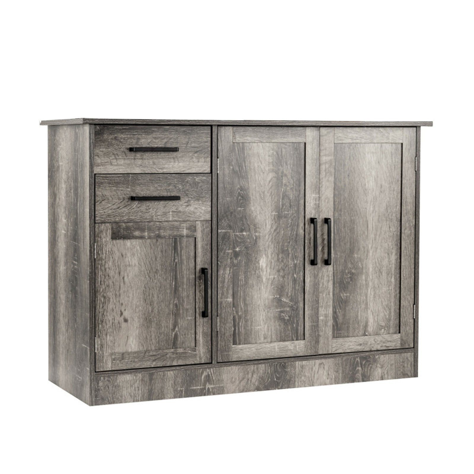 Buffet Storage Cabinet  Kitchen Sideboard with 2 Drawers, Gray Sideboards Cabinets & Buffets   at Gallery Canada