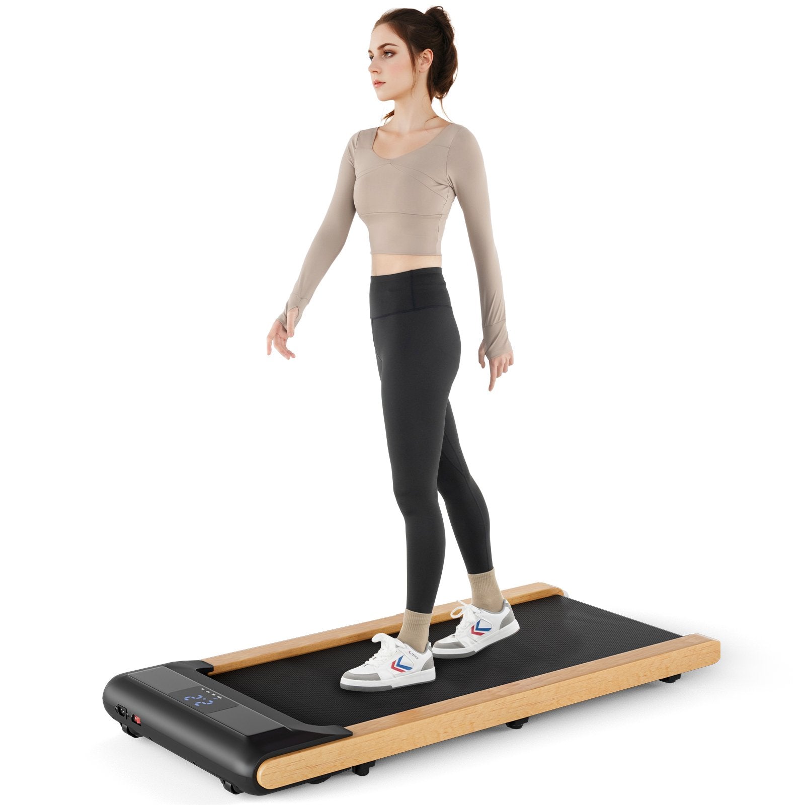 3-in-1 Walking Pad with Remote and Smart APP Control for Home Office, Black Treadmills   at Gallery Canada