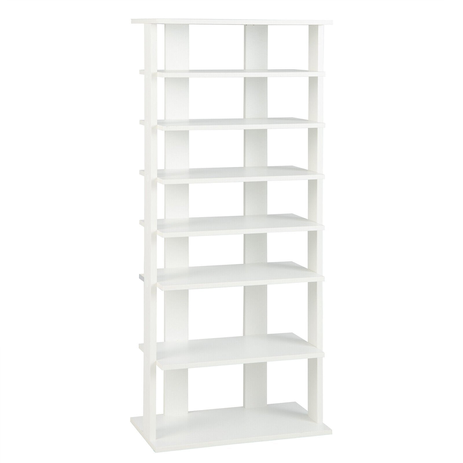 7 Tiers Vertical Shoe Rack for Front Door, White Shoe Racks & Storage Benches   at Gallery Canada