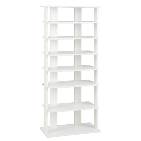 7 Tiers Vertical Shoe Rack for Front Door, White - Gallery Canada