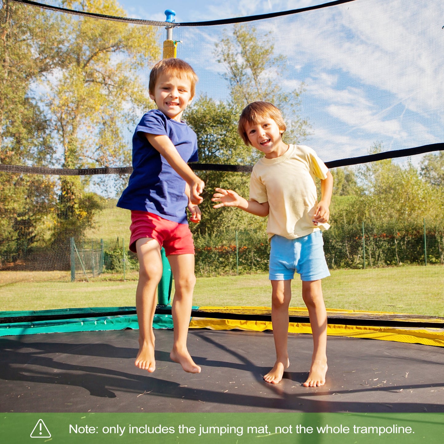 High-Elastic PP Replacement Jumping Mat-8 ft, Black Trampoline Accessories at Gallery Canada