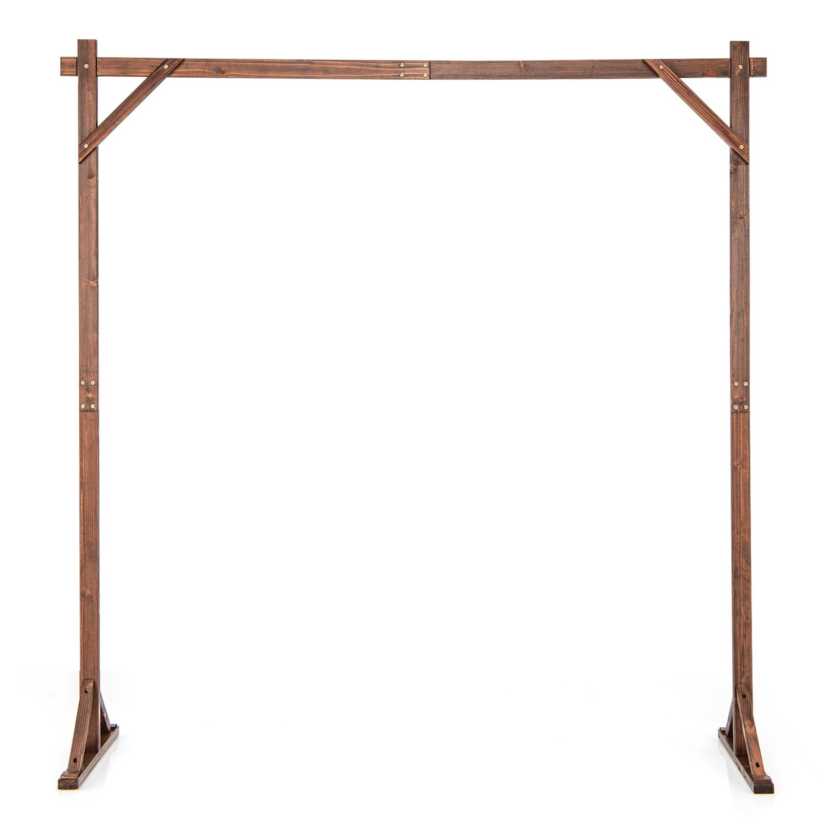 Wooden Wedding Arch Solid Wood Arbor Backdrop Stand for Wedding Ceremony-Square Outdoor Decor   at Gallery Canada