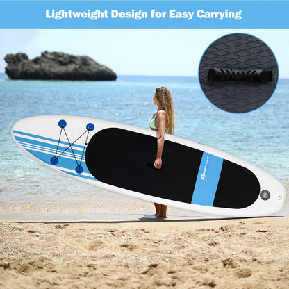 10 Feet Inflatable Stand Up Paddle Board with Carry Bag, Multicolor Surfing at Gallery Canada