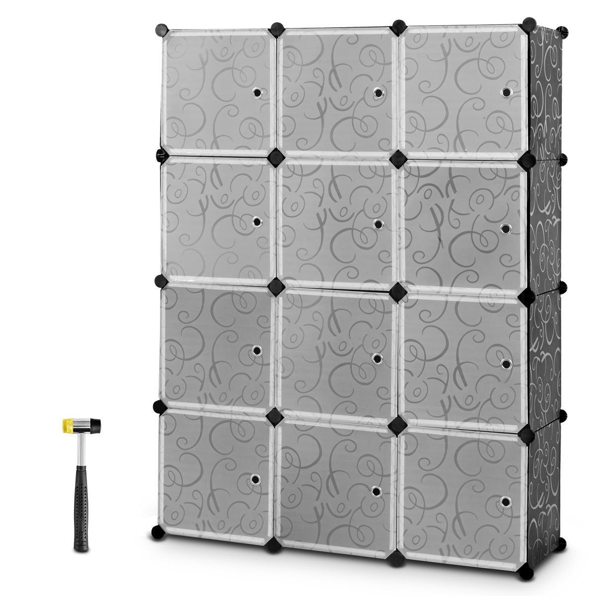 DIY 12 Cube Portable Closet Storage Organizer, Black Clothing & Closet Storage at Gallery Canada