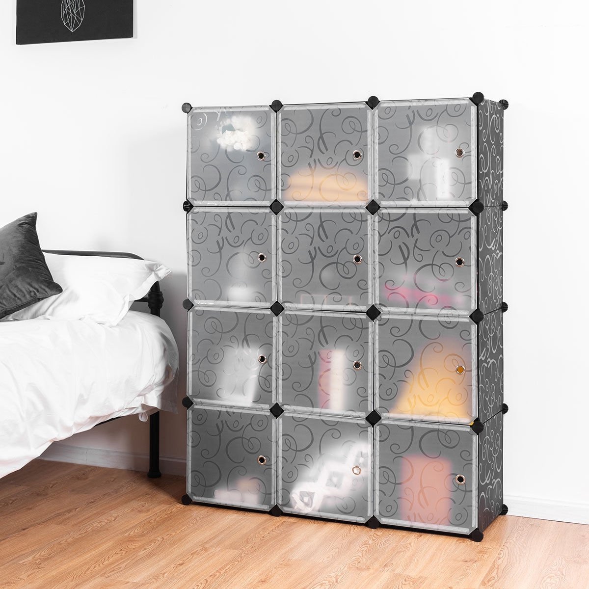 DIY 12 Cube Portable Closet Storage Organizer, Black Clothing & Closet Storage at Gallery Canada