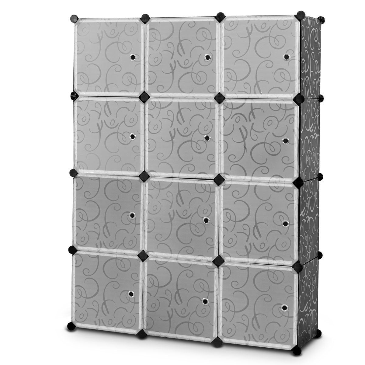 DIY 12 Cube Portable Closet Storage Organizer, Black Clothing & Closet Storage at Gallery Canada