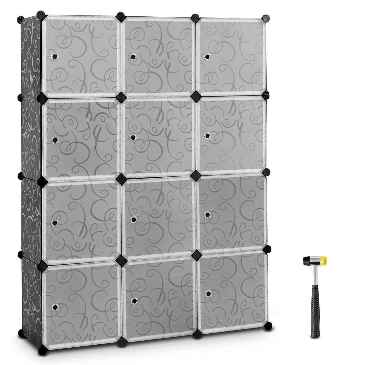 DIY 12 Cube Portable Closet Storage Organizer, Black Clothing & Closet Storage at Gallery Canada