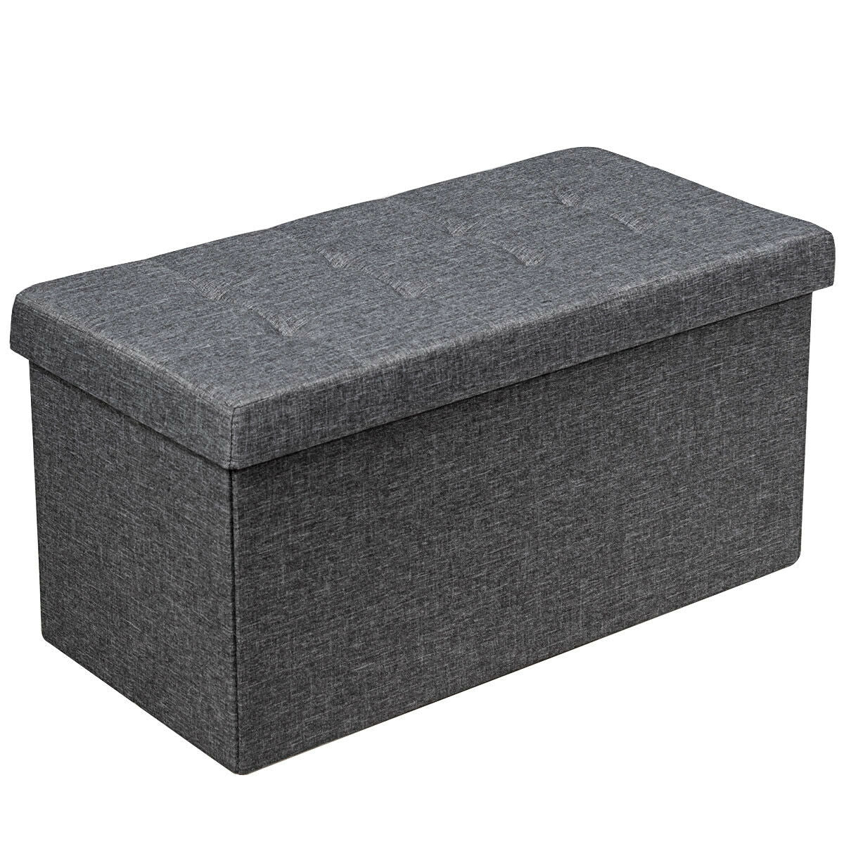 31.5 Inch Fabric Foldable Storage with Removable Storage Bin, Dark Gray Shoe Racks & Storage Benches at Gallery Canada